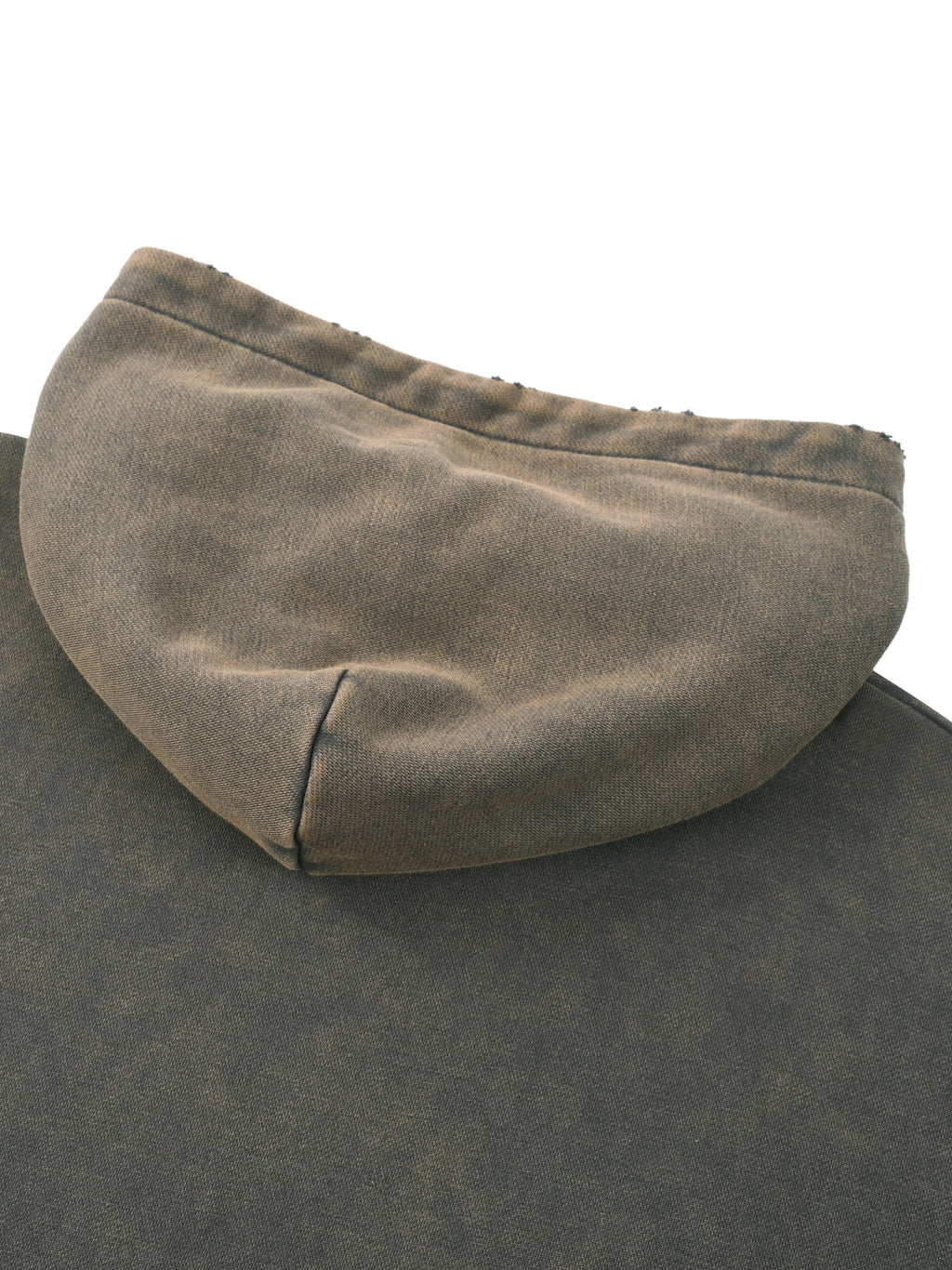 'RMA' Vintage Washed Frayed-Hem Hoodie