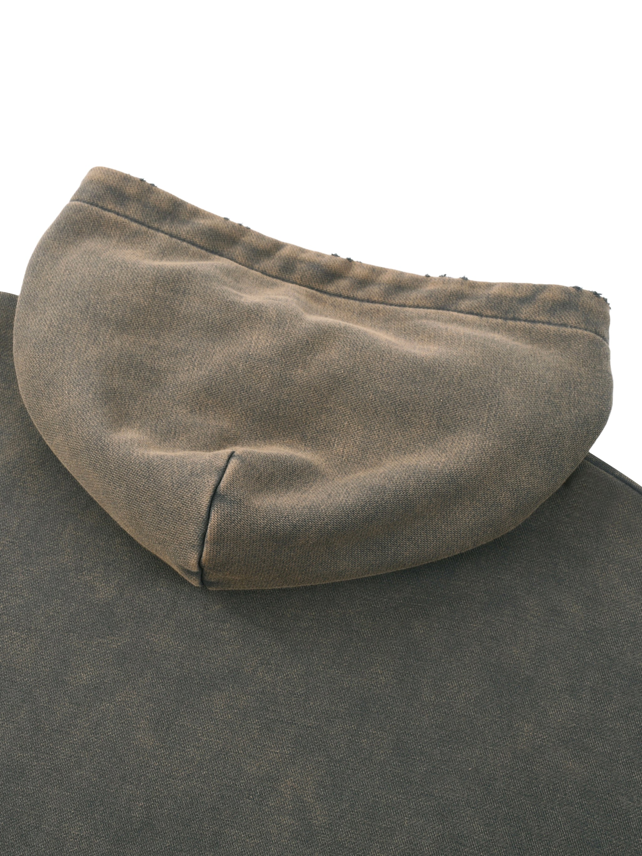 'RMA' Vintage Washed Frayed-Hem Hoodie